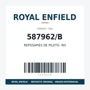 REPOSAPIES DE PILOTO- RH ROYAL ENFIELD 587962/B