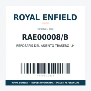 REPOSAPIS DEL ASIENTO TRASERO-LH ROYAL ENFIELD RAE00008/B