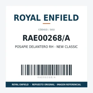 POSAPIE DELANTERO RH - NEW CLASSIC ROYAL ENFIELD RAE00268/A