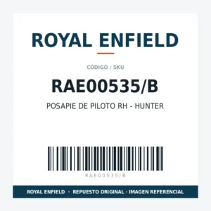 POSAPIE DE PILOTO RH - HUNTER ROYAL ENFIELD RAE00535/B