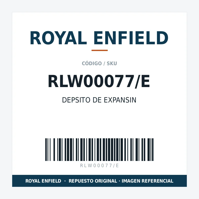 DEPSITO DE EXPANSIN ROYAL ENFIELD RLW00077/E
