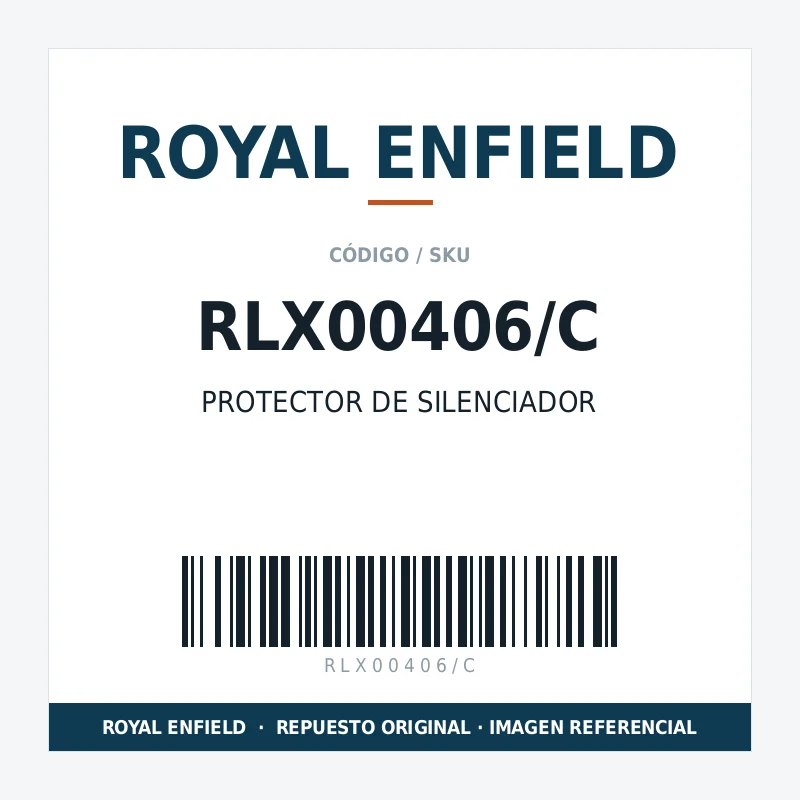PROTECTOR DE SILENCIADOR ROYAL ENFIELD RLX00406/C