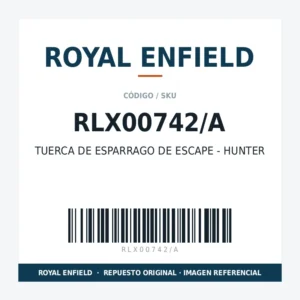 TUERCA DE ESPARRAGO DE ESCAPE - HUNTER ROYAL ENFIELD RLX00742/A