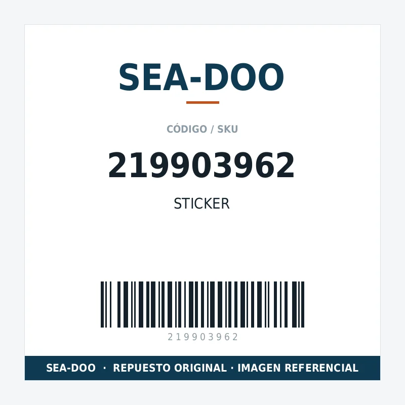 STICKER SEA-DOO 219903962