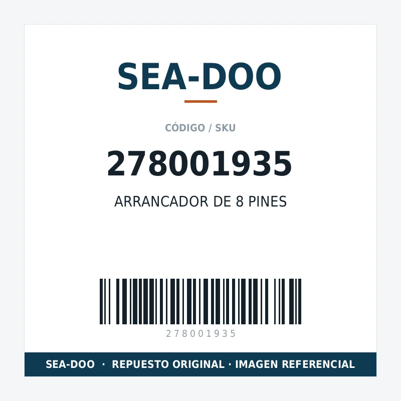ARRANCADOR DE 8 PINES SEA-DOO 278001935