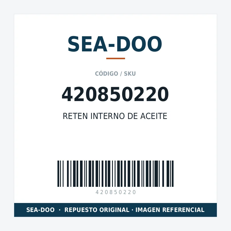 RETEN INTERNO DE ACEITE SEA-DOO 420850220