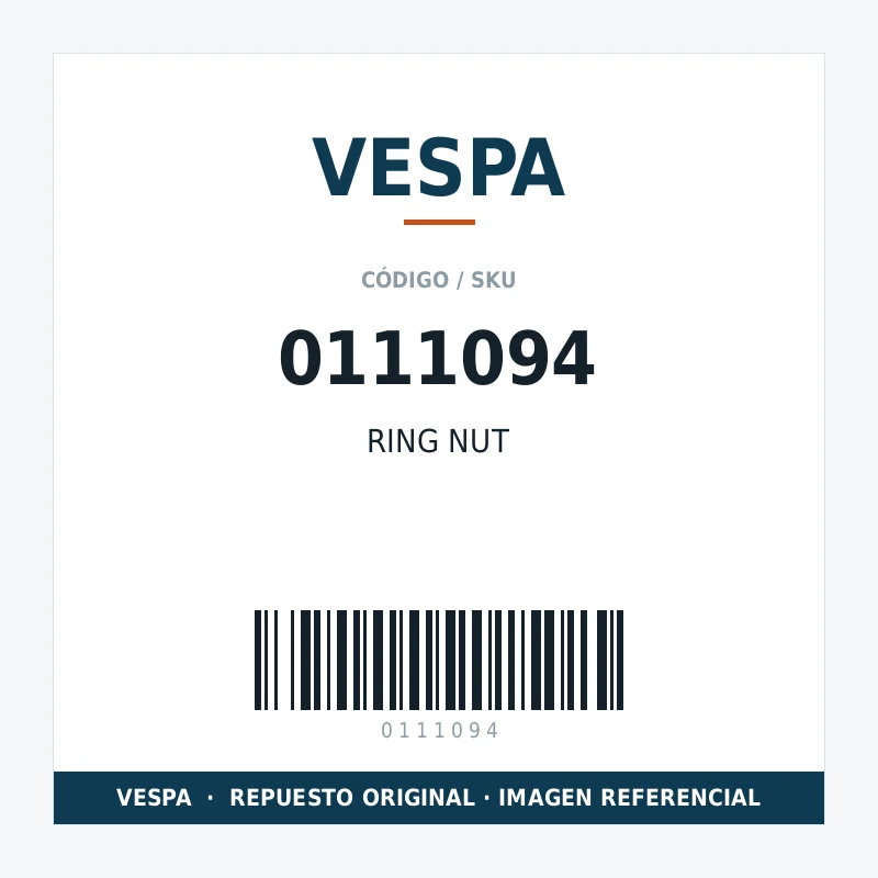 RING NUT VESPA 0111094