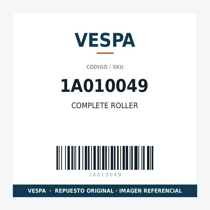 COMPLETE ROLLER VESPA 1A010049