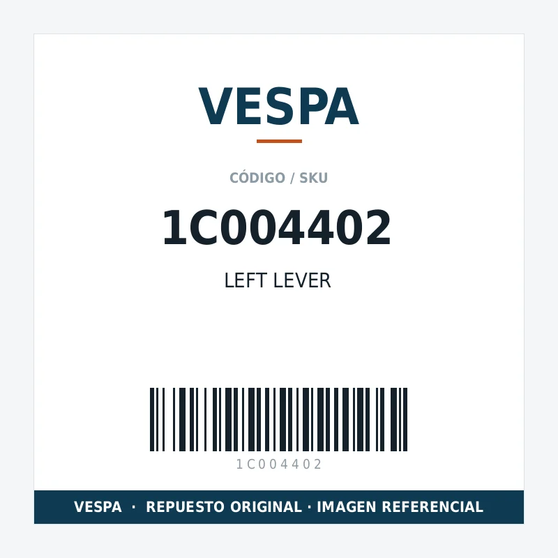 LEFT LEVER VESPA 1C004402