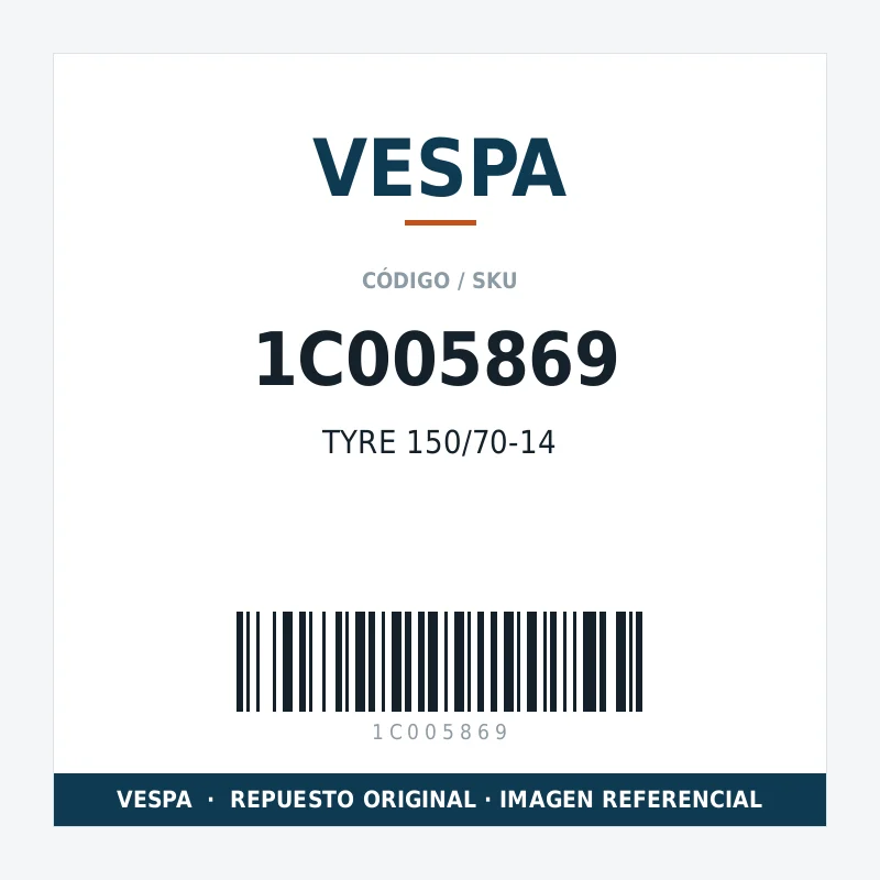 TYRE 150/70-14 VESPA 1C005869