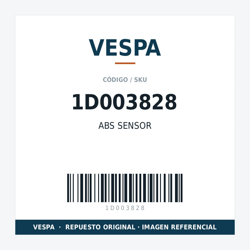 ABS SENSOR VESPA 1D003828