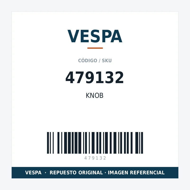 KNOB VESPA 479132