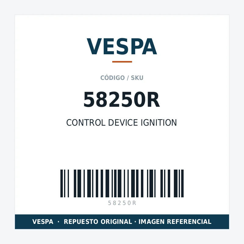 CONTROL DEVICE IGNITION VESPA 58250R