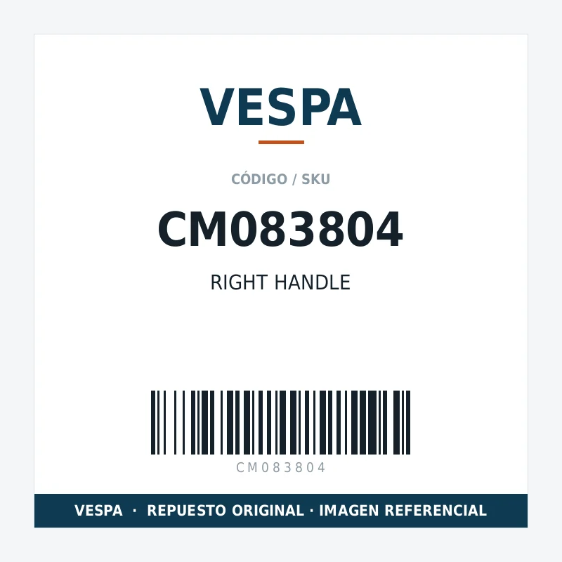 RIGHT HANDLE VESPA CM083804