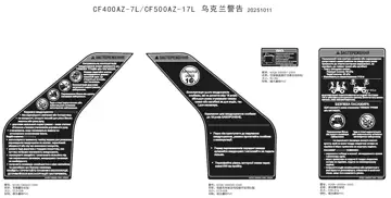 Calcomanía de advertencia (Ucrania)